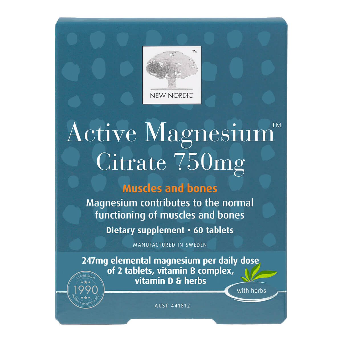 Active Magnesium Citrate 750mg